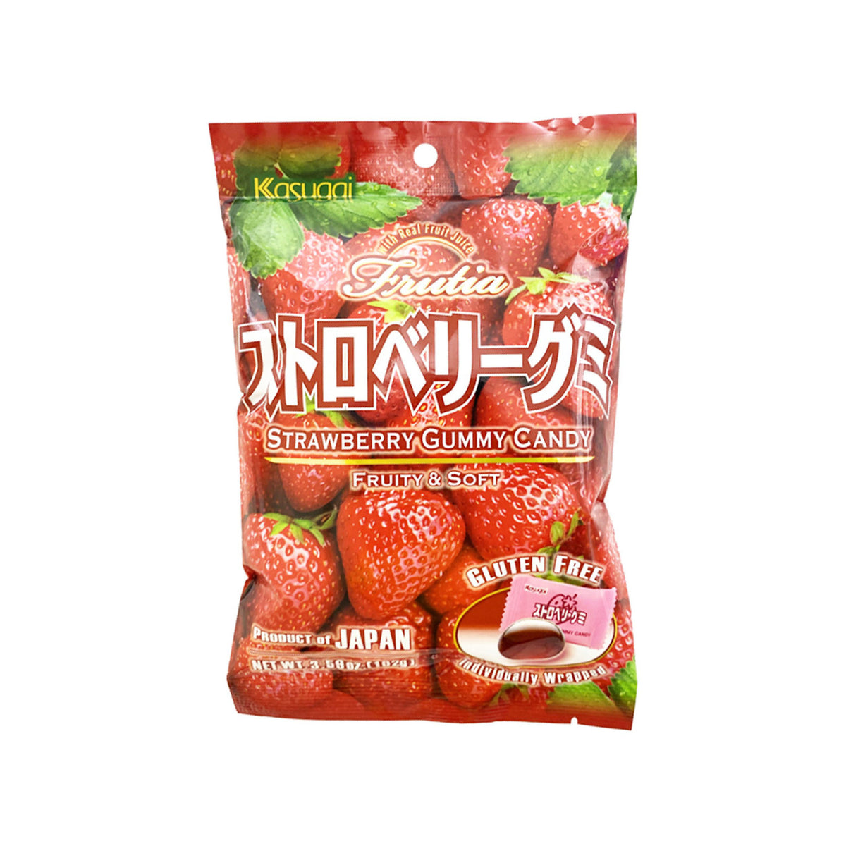 Kasugai strawberry gummy candy