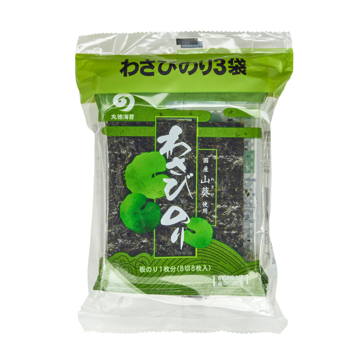 Marutoku wasabi flavoured nori seaweed