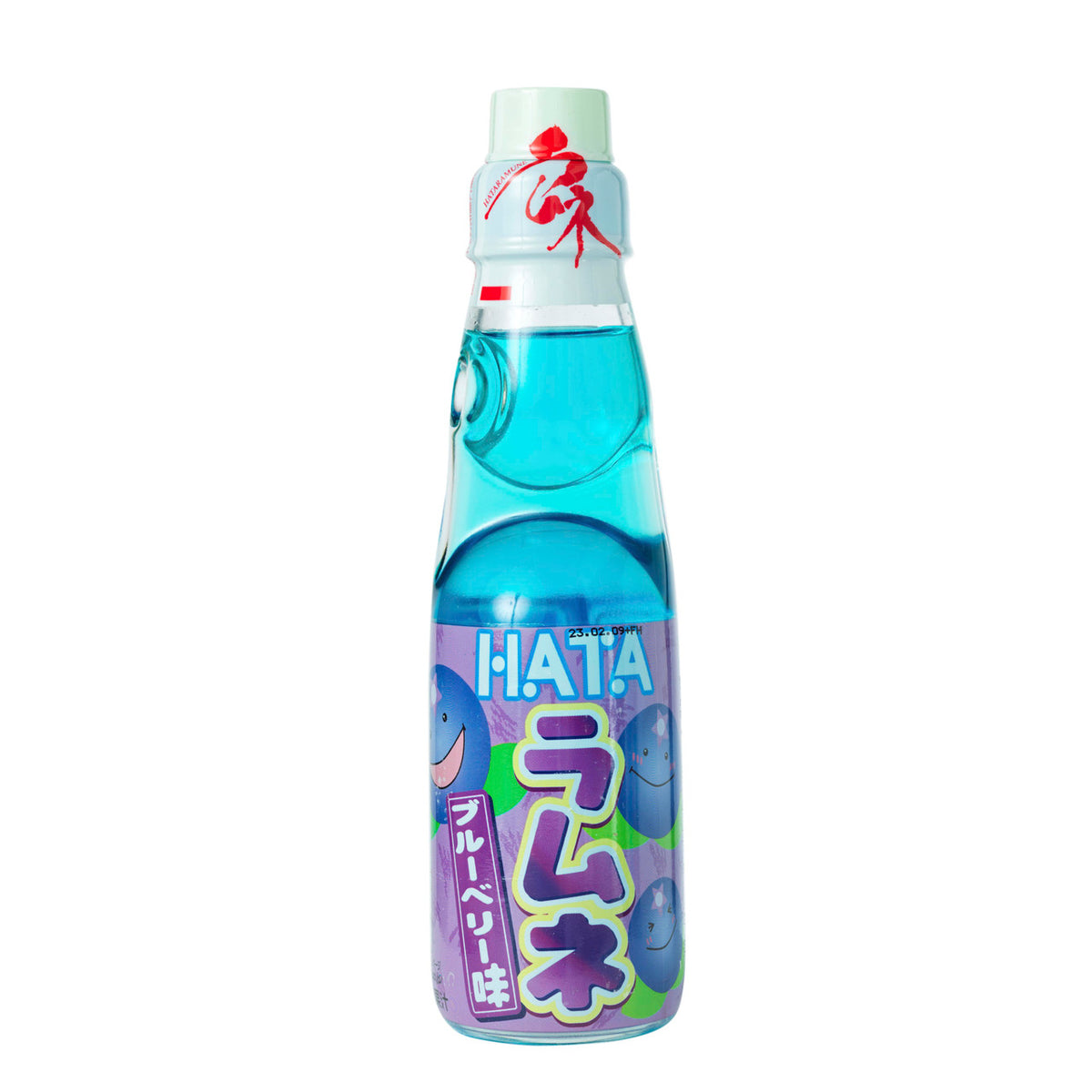 Hatakosen blueberry ramune soda