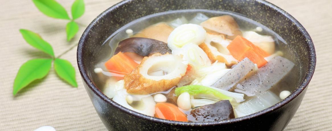 Japanese Kenchin vegetable soup